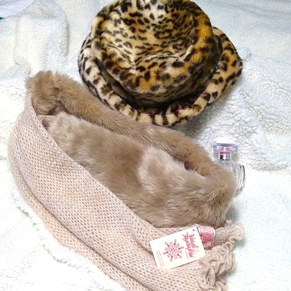 Plush Winter Hat & Scarf Set